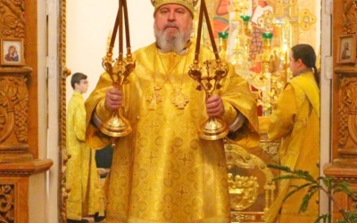 Божественная литургия в навечерие Рождества Христова (Рождественский сочельник), в Неделю Святых Оте