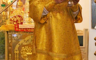 Божественная литургия в навечерие Рождества Христова (Рождественский сочельник), в Неделю Святых Оте