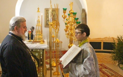 Всенощное бдение в навечерии Рождества Христова