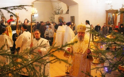 Всенощное бдение в навечерии Рождества Христова