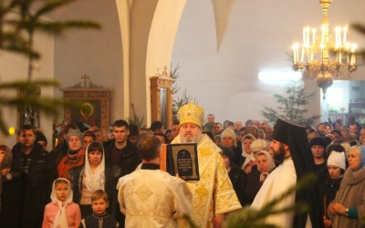 Рождественская Божественная литургия в Свято-Троицком кафедральном соборе г. Вязьма