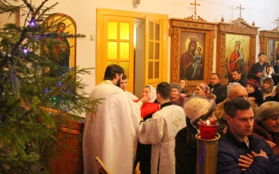 Рождественская Божественная литургия в Свято-Троицком кафедральном соборе г. Вязьма