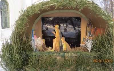 Рождественский сочельник в Тихвинском храме г. Гагарин