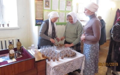 Рождественский сочельник в Тихвинском храме г. Гагарин