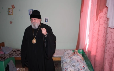 Епископ Сергий поздравил воспитанников «Дома Милосердия» п. Шиманово с Рождеством Христовым