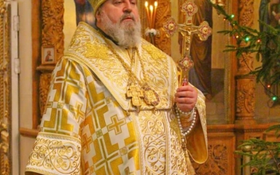 Епископ Сергий возглавил Великую вечерню в Свято-Троицком кафедральном соборе г. Вязьма