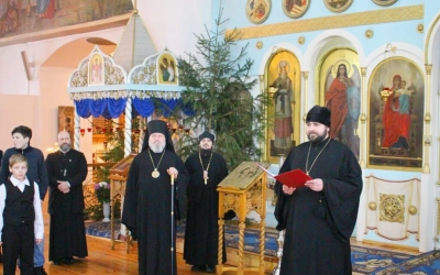 Епископ Сергий принял участие в Рождественской Архиерейской ёлке