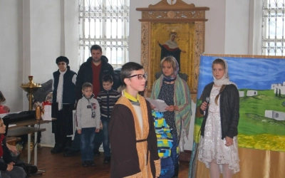 Детская Божественная литургия в Свято-Троицком кафедральном соборе г. Вязьма