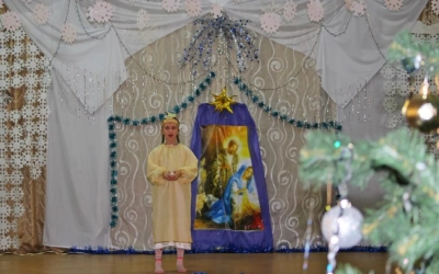 Епископ Сергий поздравил воспитанников «Ново-Никольского детского дома-интерната» с Рождеством Христ