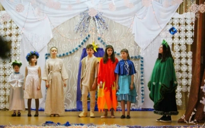 Епископ Сергий поздравил воспитанников «Ново-Никольского детского дома-интерната» с Рождеством Христ