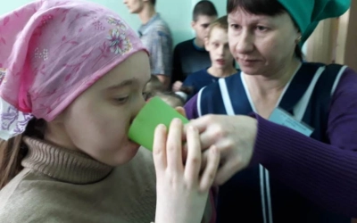 Епископ Сергий поздравил воспитанников «Ново-Никольского детского дома-интерната» с Рождеством Христ