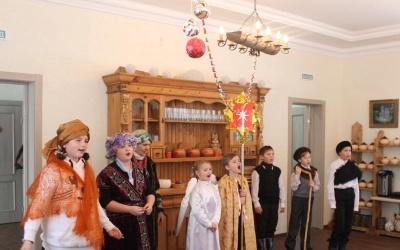 праздник Отдания Рождества Христова в д. Мольгино