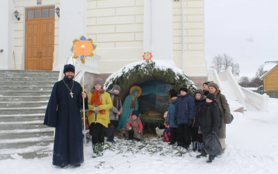 праздник Отдания Рождества Христова в д. Мольгино