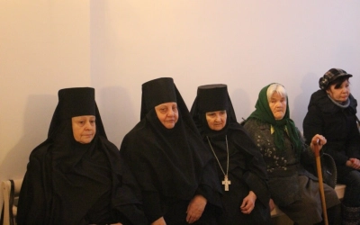 праздник Обрезания Господня, день памяти святителя Василия Великого, в Свято-Георгиевском соборе гор