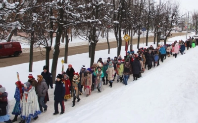 В г. Вязьма прошел девятый фестиваль «Вяземские колядки»