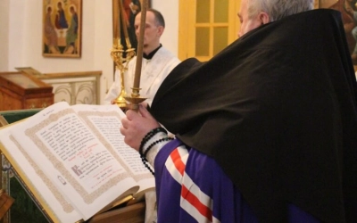 В Крещенский сочельник епископ Вяземский и Гагаринский Сергий совершил Божественную Литургию и чин В