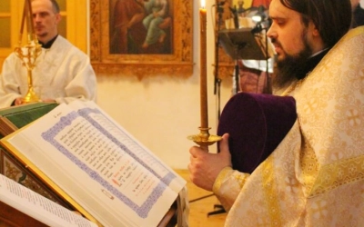 В Крещенский сочельник епископ Вяземский и Гагаринский Сергий совершил Божественную Литургию и чин В