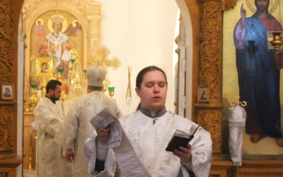 В Крещенский сочельник епископ Вяземский и Гагаринский Сергий совершил Божественную Литургию и чин В