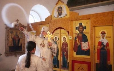 В Крещенский сочельник епископ Вяземский и Гагаринский Сергий совершил Божественную Литургию и чин В