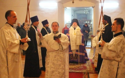 Архипастырское служение накануне Крещения Господня