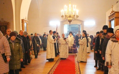 Архипастырское служение накануне Крещения Господня