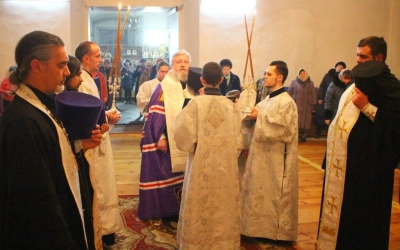 Архипастырское служение накануне Крещения Господня