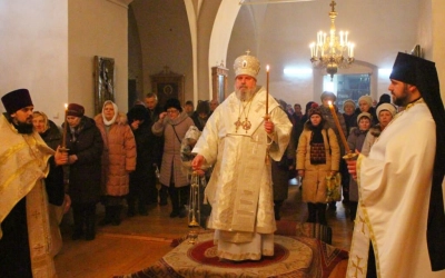 Архипастырское служение накануне Крещения Господня