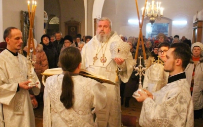 Архипастырское служение накануне Крещения Господня