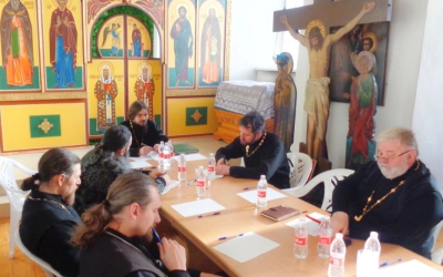 В Свято-Троицком кафедральном соборе состоялось первое собрание духовенства Угранского благочиния