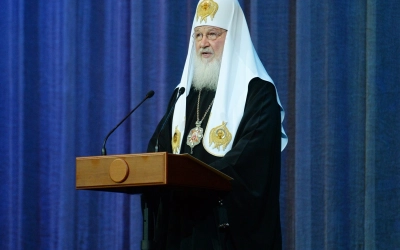 В Торжественном акте приняла участие делегация Вяземской епархии