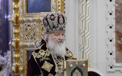 Епископ Сергий принял участие в Божественной литургии, в кафедральном соборном Храме Христа Спасител