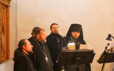 отпевание новопреставленной схимонахини Софии