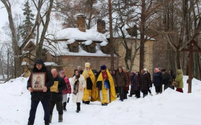 Божественная литургия в с. Высокое, по случаю престольного праздника