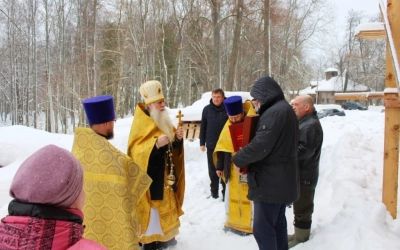 Божественная литургия в с. Высокое, по случаю престольного праздника