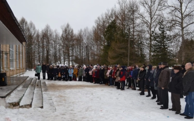 В Угранском благочинии отметили праздник Сретение Господне
