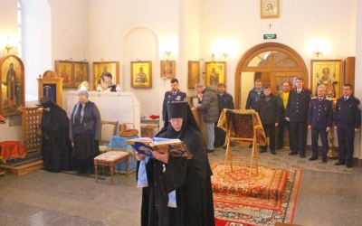 Епископ Сергий возглавил Божественную литургию в Спасо-Богородицком Одигитриевском женском монастыре