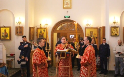 Епископ Сергий возглавил Божественную литургию в Спасо-Богородицком Одигитриевском женском монастыре