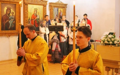 Епископ Сергий возглавил Всенощное бдение накануне Недели о блудном сыне