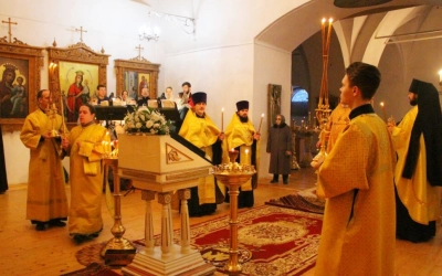 Епископ Сергий возглавил Всенощное бдение накануне Недели о блудном сыне