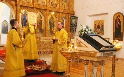 Епископ Сергий возглавил Всенощное бдение накануне Недели о блудном сыне