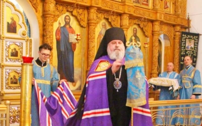 В день памяти Иверской иконы Божией Матери Преосвященный епископ Сергий возглавил Божественную литур