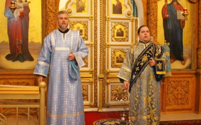 В день памяти Иверской иконы Божией Матери Преосвященный епископ Сергий возглавил Божественную литур