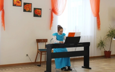 Концерт в доме-интернате для престарелых и инвалидов Сычёвского района