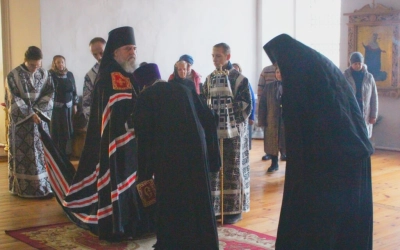 Епископ Сергий возглавил служение Великого повечерия с чтением второй части Великого покаянного кано