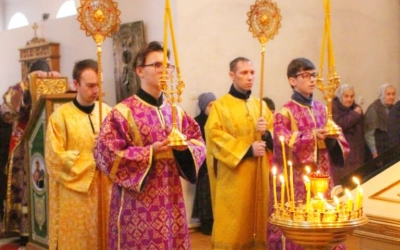 Епископ Сергий возглавил Божественную литургию в Неделю 1-ю Великого поста и день Торжества Правосла