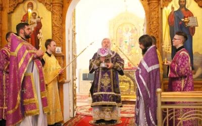 Епископ Сергий возглавил Божественную литургию в Неделю 1-ю Великого поста и день Торжества Правосла