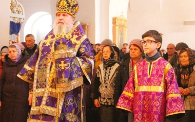 Епископ Сергий возглавил Божественную литургию в Неделю 1-ю Великого поста и день Торжества Правосла
