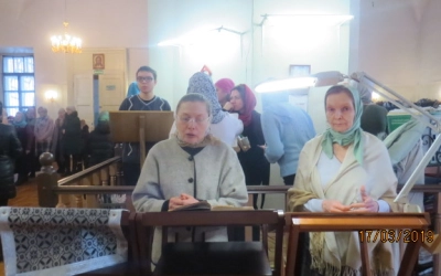 Торжество Православия в Тихвинском храме г. Гагарин