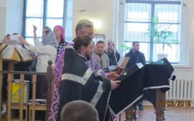 Торжество Православия в Тихвинском храме г. Гагарин