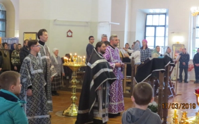 Торжество Православия в Тихвинском храме г. Гагарин